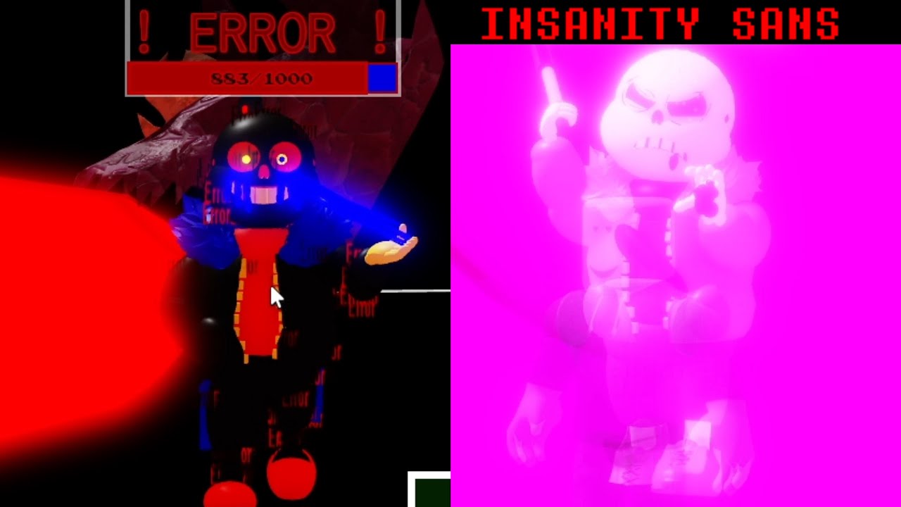 Roblox judgement hall'nt - Geno Sans, Insanity Sans, Error Sans DEFEATED