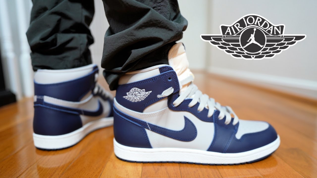JORDAN 1 HIGH 85 GEORGETOWN REVIEW & ON FEET | IS LEATHER QUALITY TRASH ?? 🗑