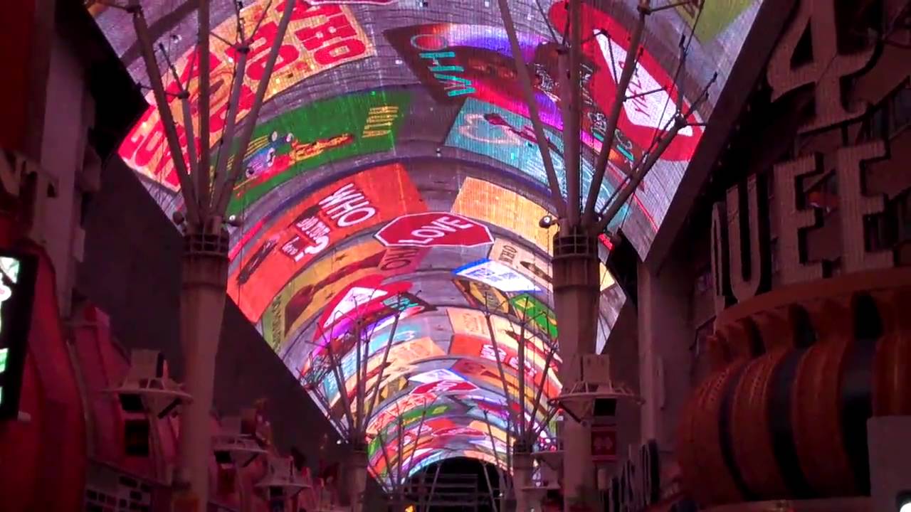 Fremont Street Experience Las Vegas Light Show Full HD!
