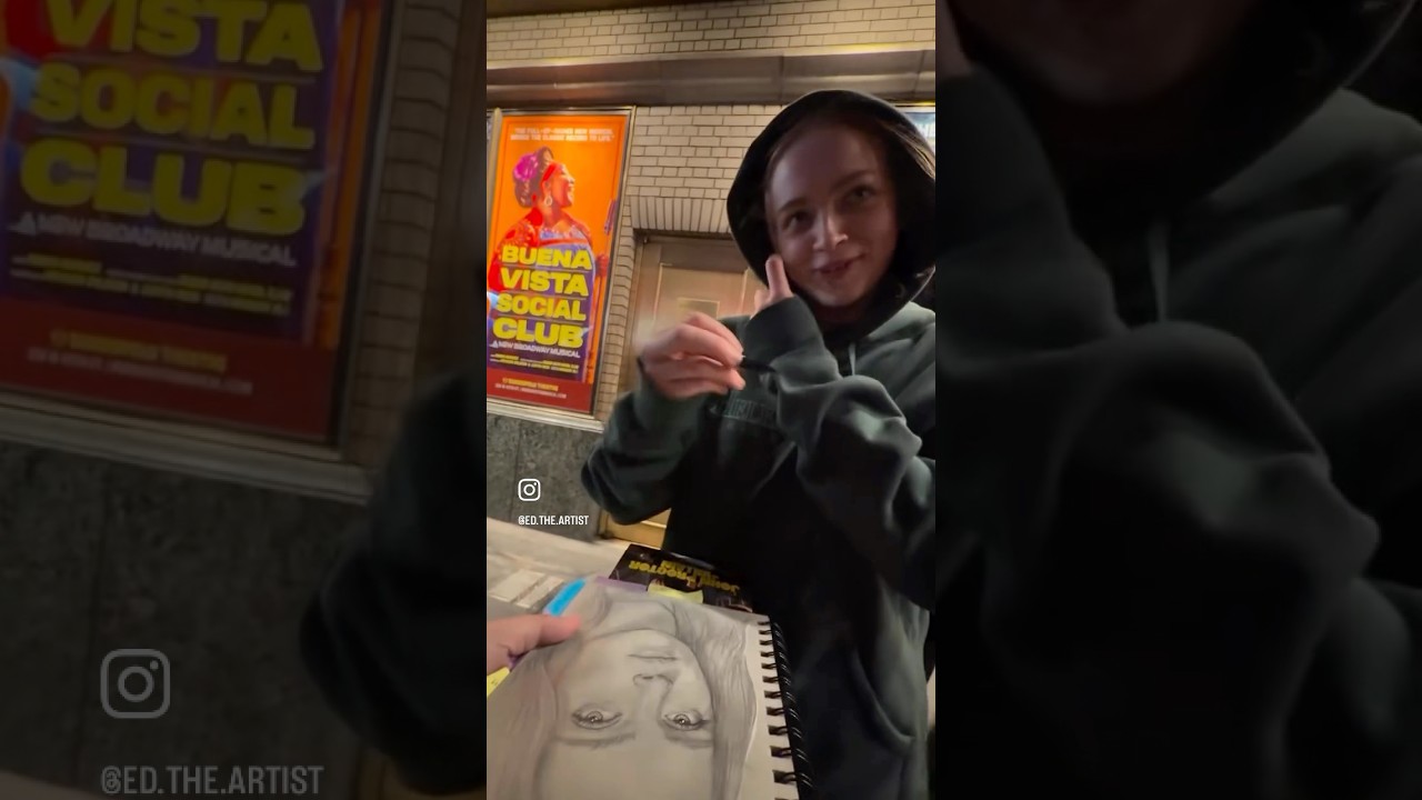 Sadie Sink after a performance of John Proctor is the Villain at the Booth Theatre