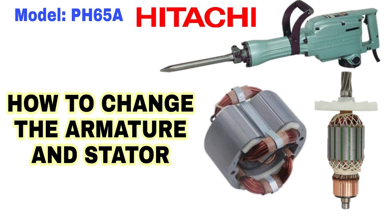 Repair Hitachi PH65A Jackhammer.
