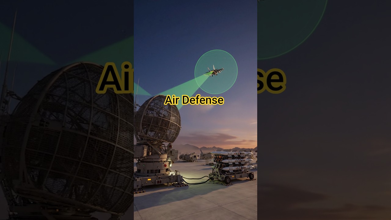 How Does an Air Defense System Work? #shorts #airdefencesystem
