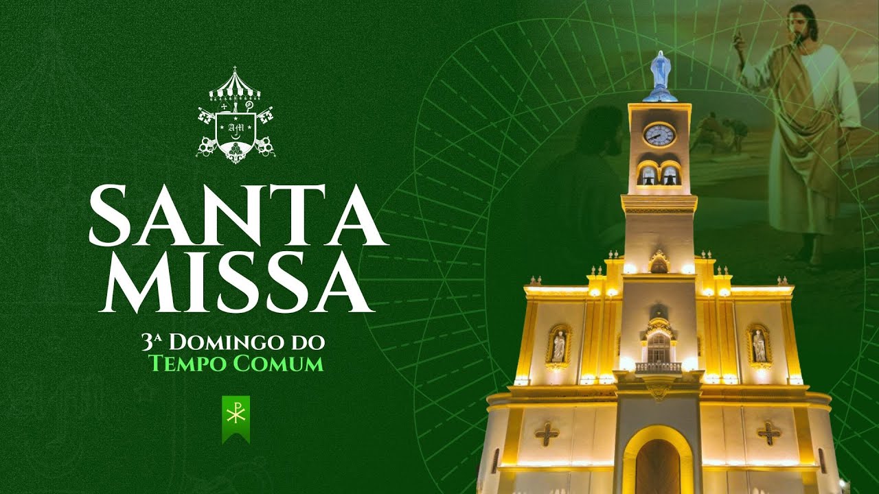 SANTA MISSA AO VIVO | DOMINGO - 25/01/2026 - 18h. |  @catedraldapucarana