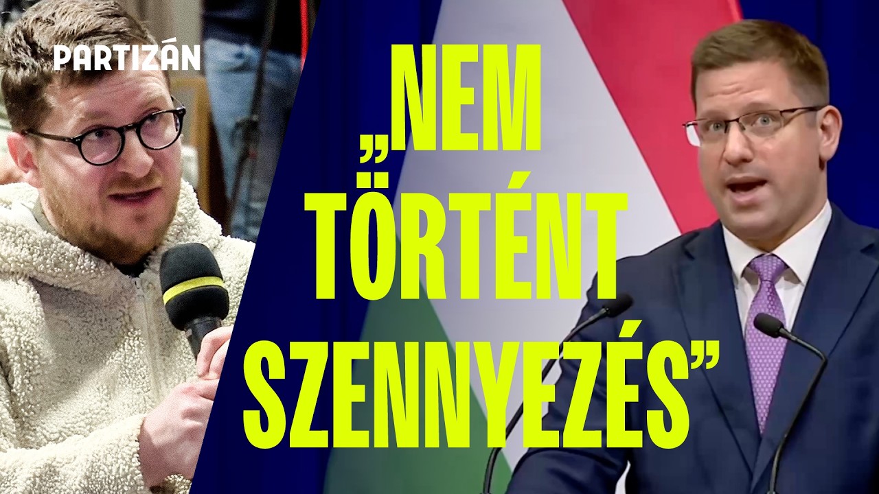 Hazudnak Gödről | Először kérdezhetett a Partizán a Kormányinfón