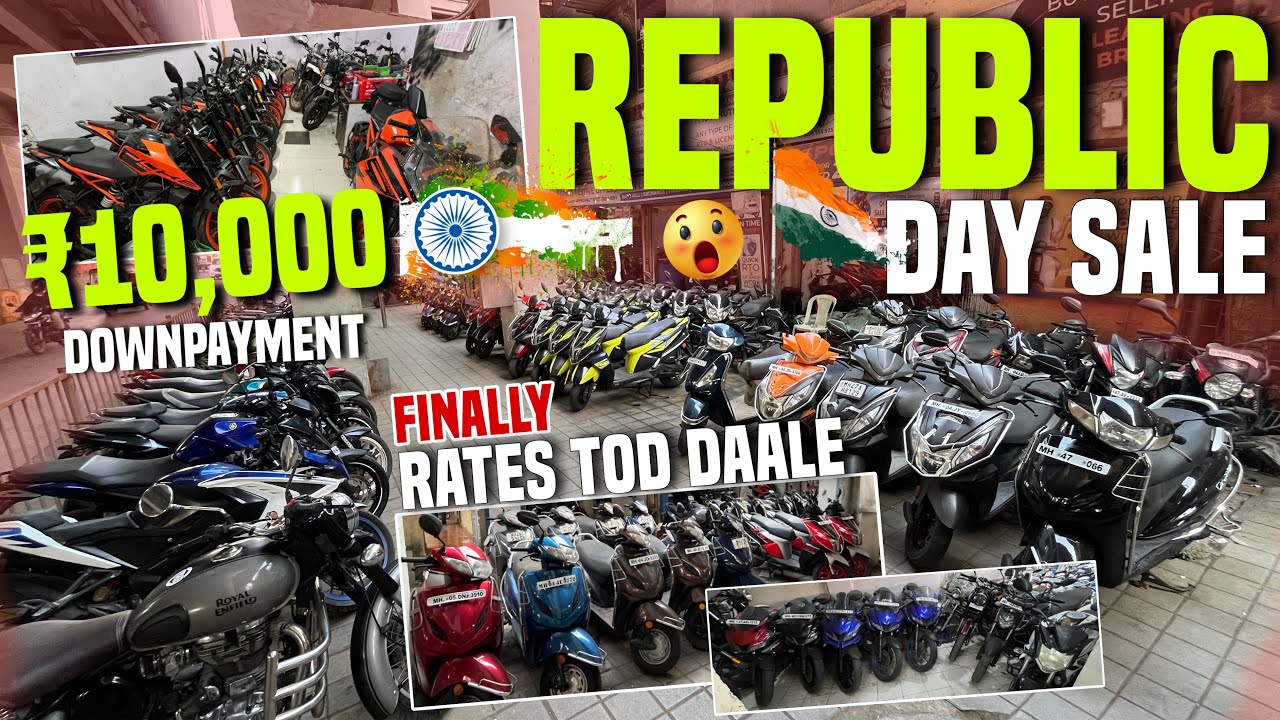 Republic Day Sale🇮🇳Used Bikes In Mumbai|Second Hand Scooty In Mumbai|Second Hand Bikes In Mumbai