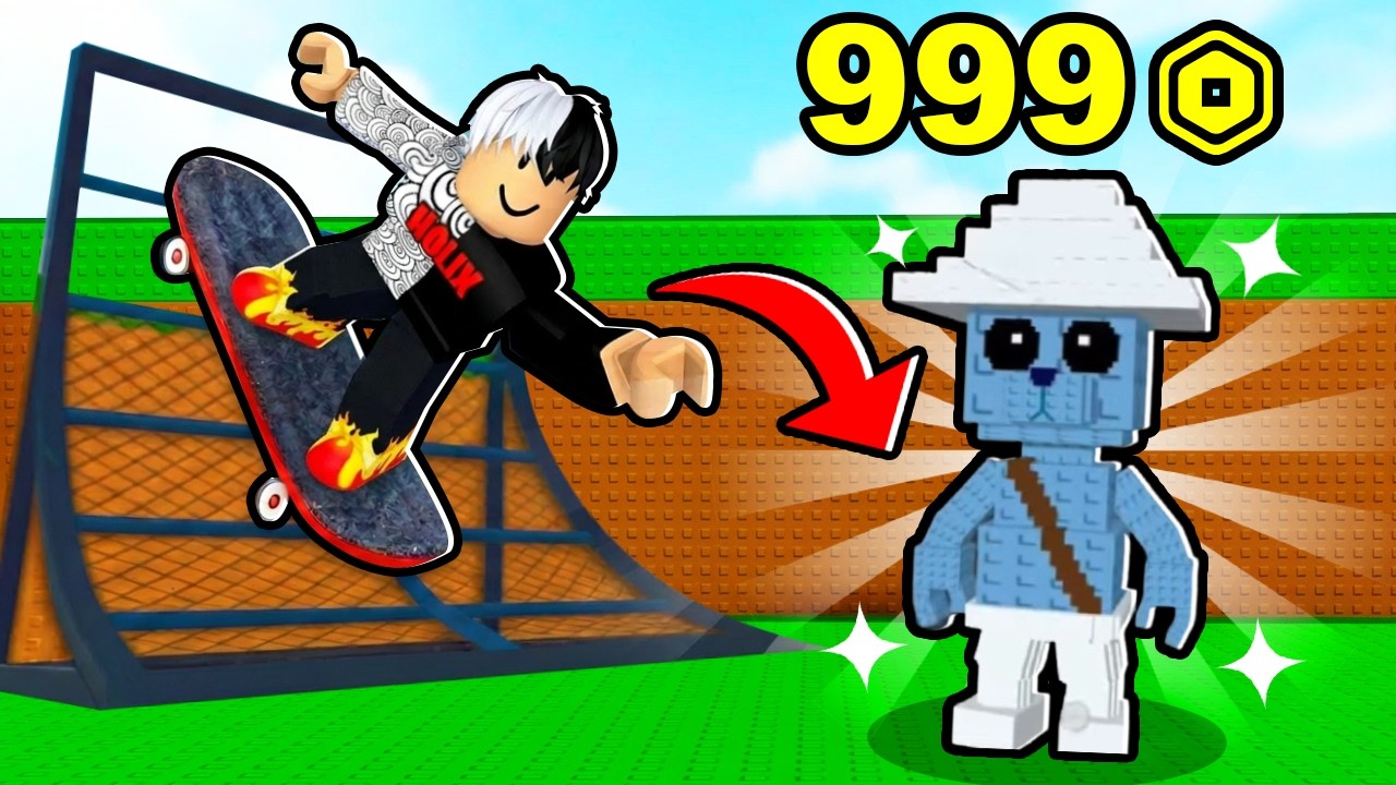 I SPENT ROBUX TO CHEAT IN SKATEBOARD FOR BRAINROTS (ROBLOX)