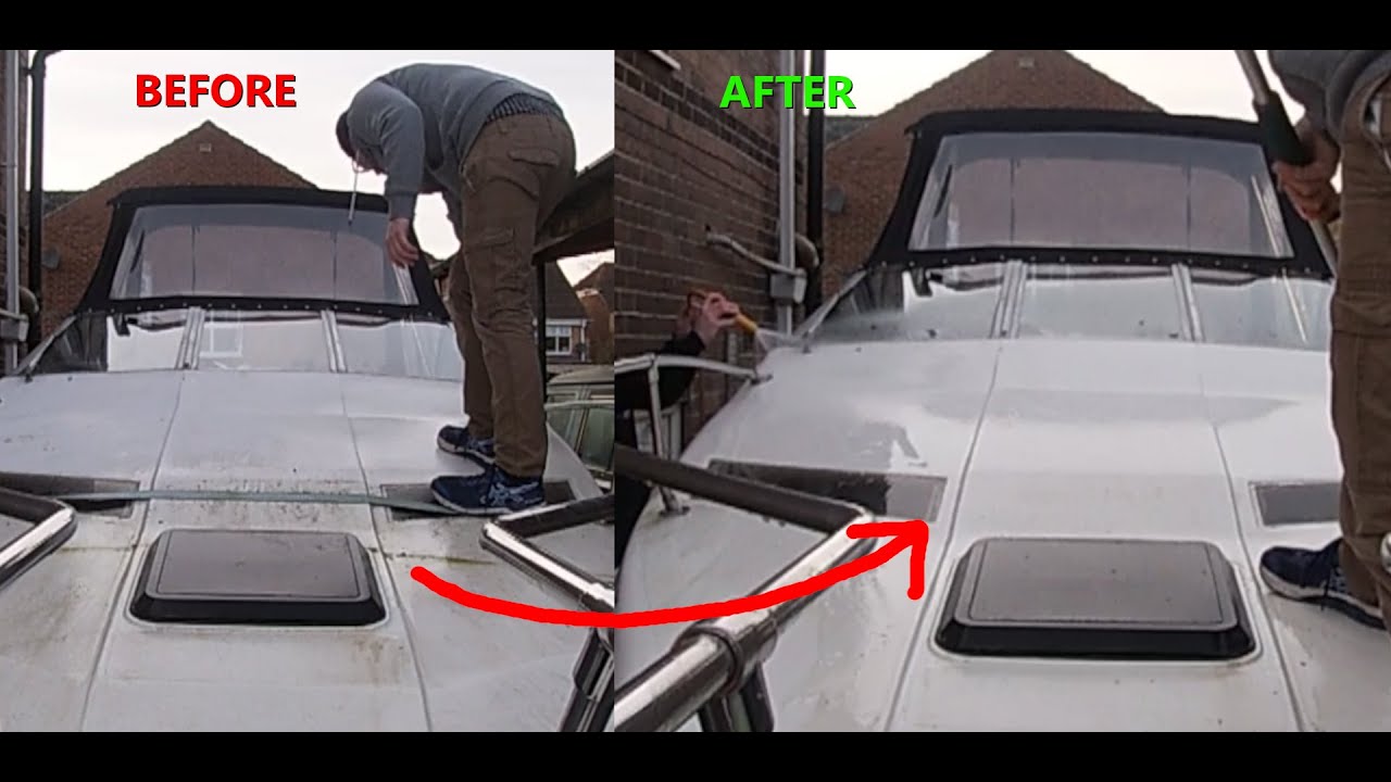 How to clean a boat - on a budget!