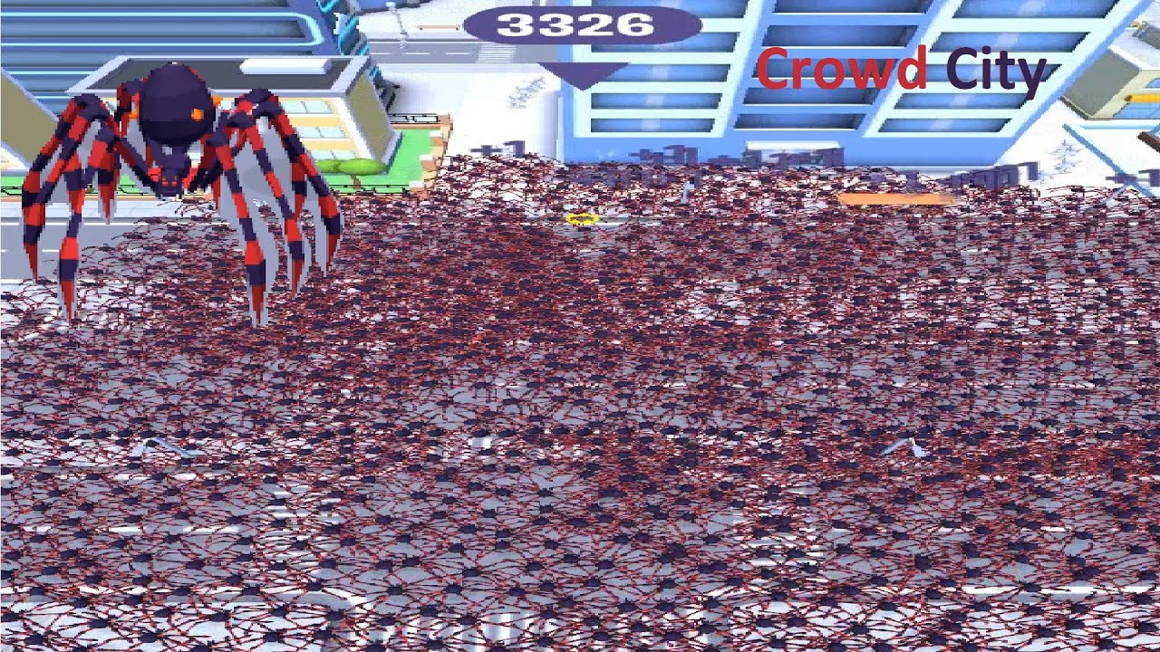 Crowd City Map Control: 100.00% World Record