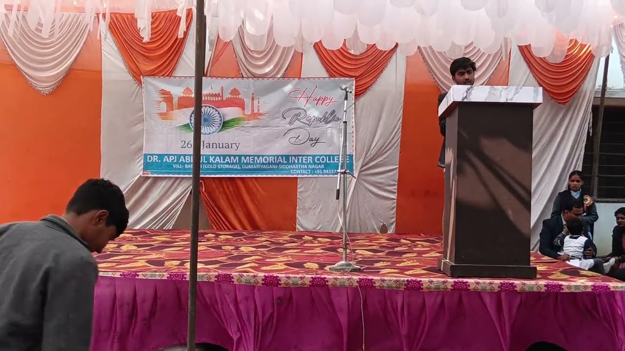 26 January 🇮🇳 Program l Dr. Apj Abdul Kalam Memorial Inter College #26january #republicday #apj 