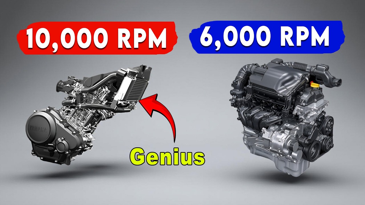 Why motorcycle Engines Have More Power (Per CC) Than Cars