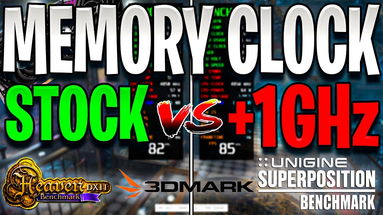 Memory Clock +1000 VS STOCK || Benchmark GPU 3 Apps