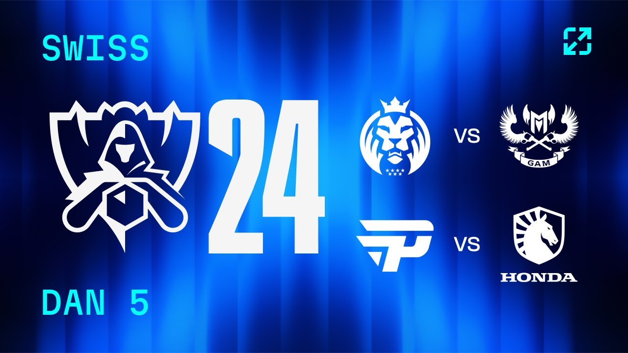 LoL Worlds 2024 - MDK vs GAM | PNG vs TL - SWISS Dan 5