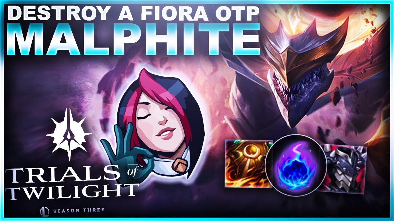 I ABSOLUTELY DEMOLISH A OTP FIORA ON MALPHITE!?! | League of Legends