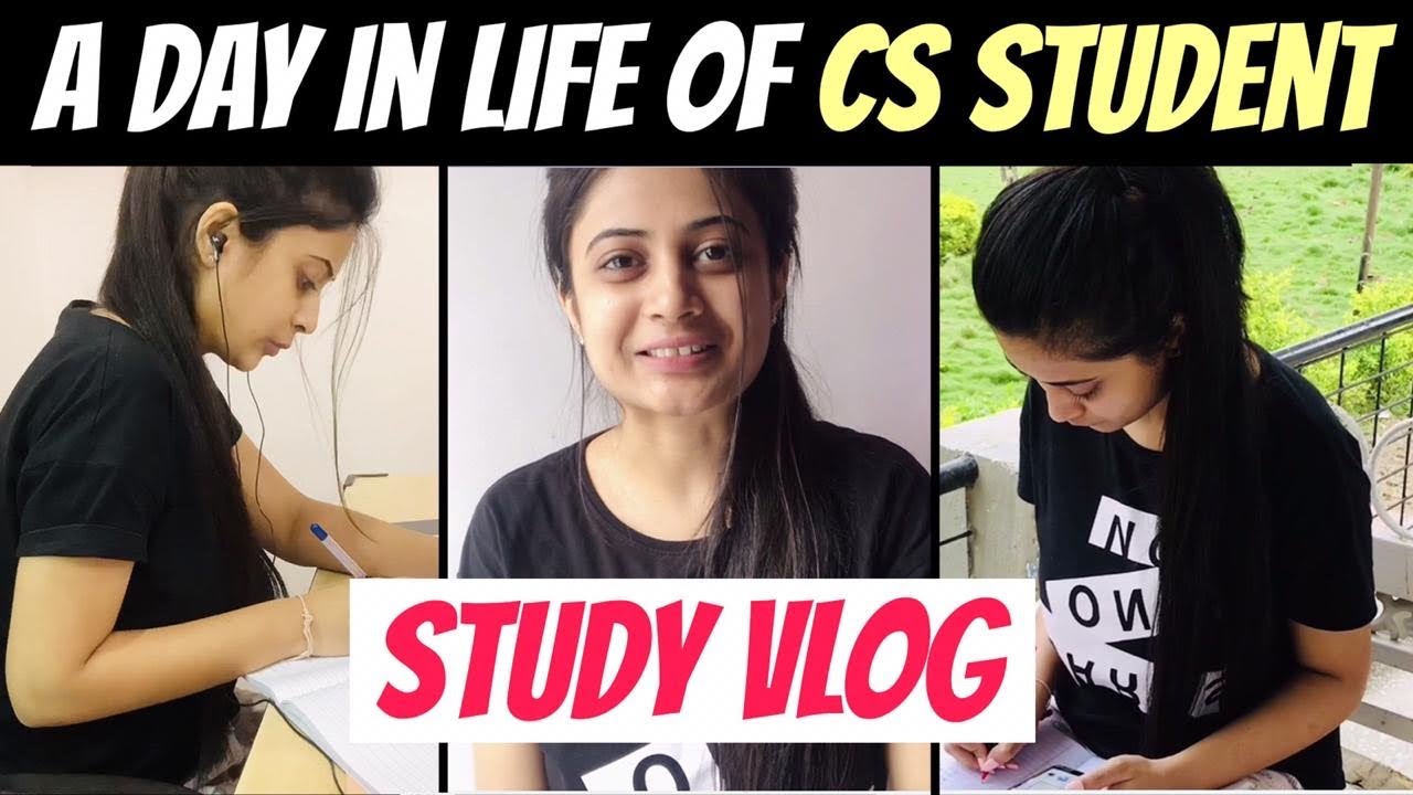 A Day in Life of Company Secretary Student | Study Vlog 📝
