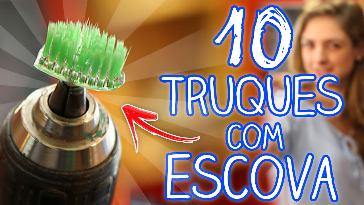 10 truques caseiros com uma escova de dente