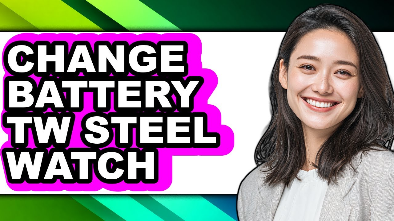 How to Change Battery Tw Steel Watch (easy Method)