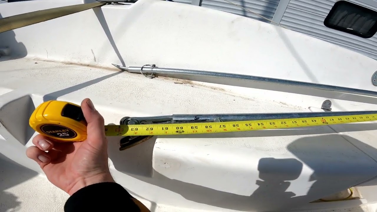 Solo Mast Raising Jig updated, Hunter 23 -  build video, new Jin Pole