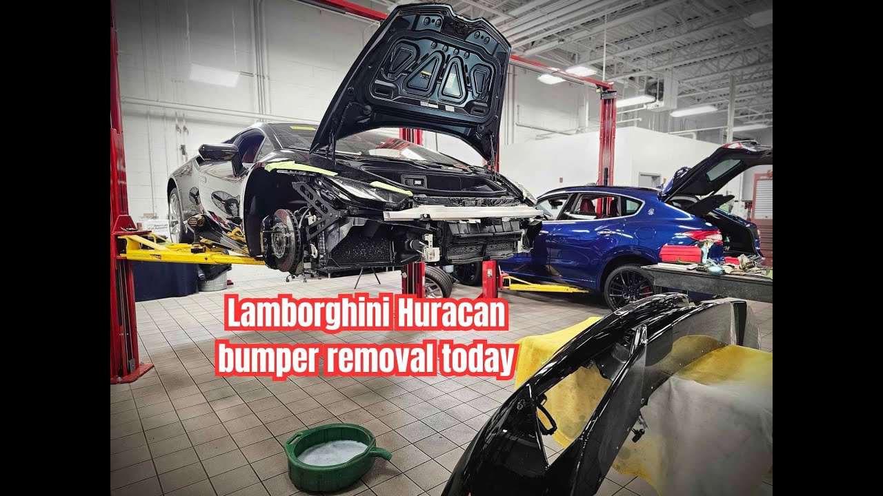 Lamborghini Huracan Bumper removal