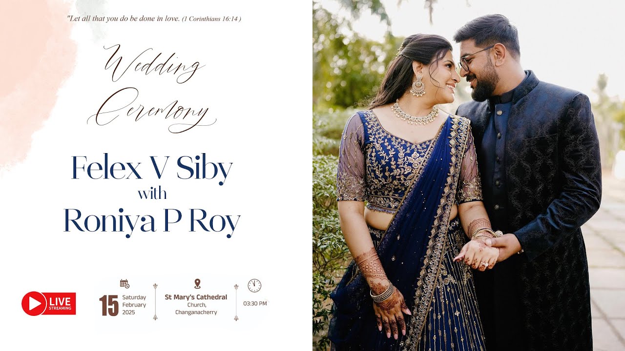 Felex & Roniya | wedding ceremony_ Live streaming | 2025