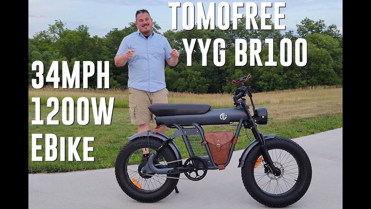 Tomofree - YYG BR100 - 34MPH 1200 Watt EBike - Unbox & Maiden Run