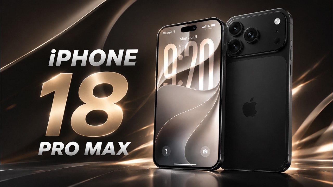 iPhone 18 Pro Max - 3 New Design Changes, One Month Before Launch