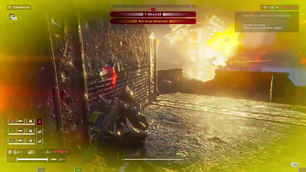 HELLDIVERS 2 The Pelican Had Enough Of The Vox Engine Blocking It