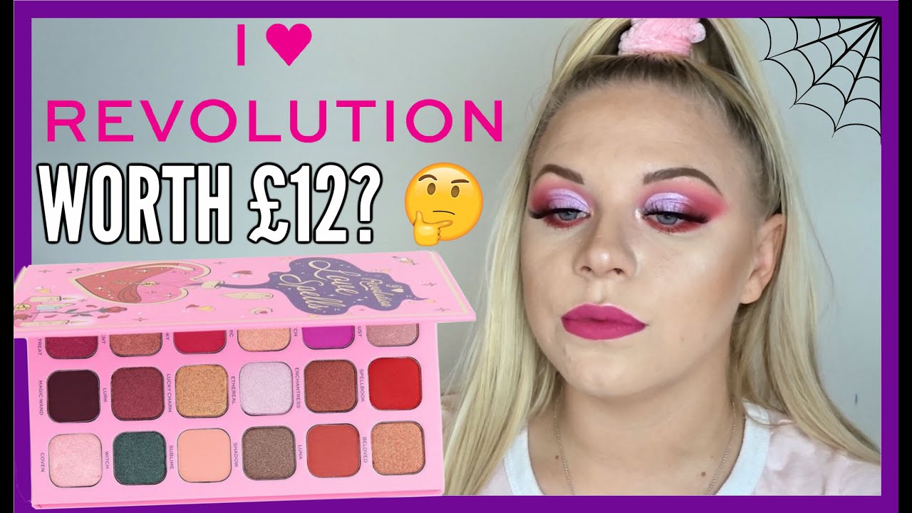I HEART REVOLUTION LOVE SPELLS EYESHADOW PALETTE ✨🕸 | makeupwithalixkate