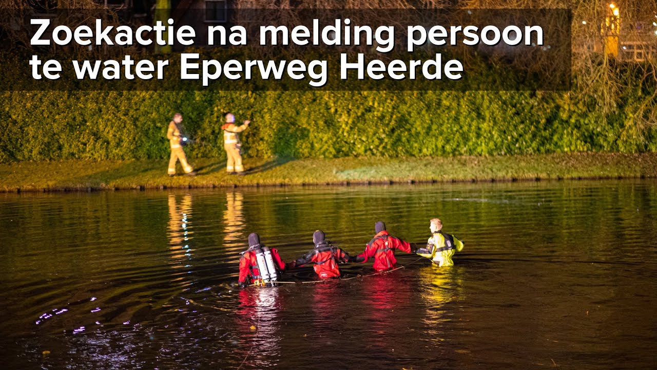 Brandweer doorzoekt vijver na melding persoon te water Eperweg Heerde - &copy;StefanVerkerk.nl