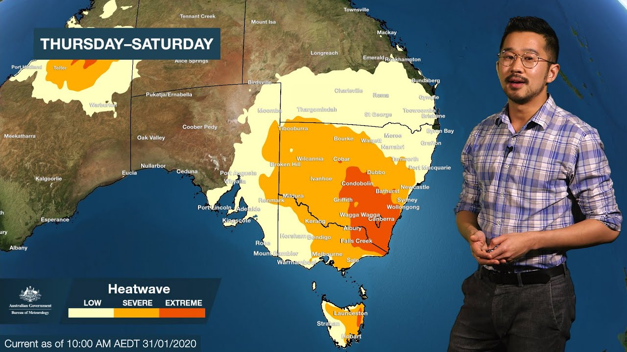 Severe Weather Update: heatwaves and dangerous fire weather, 31 January 2020