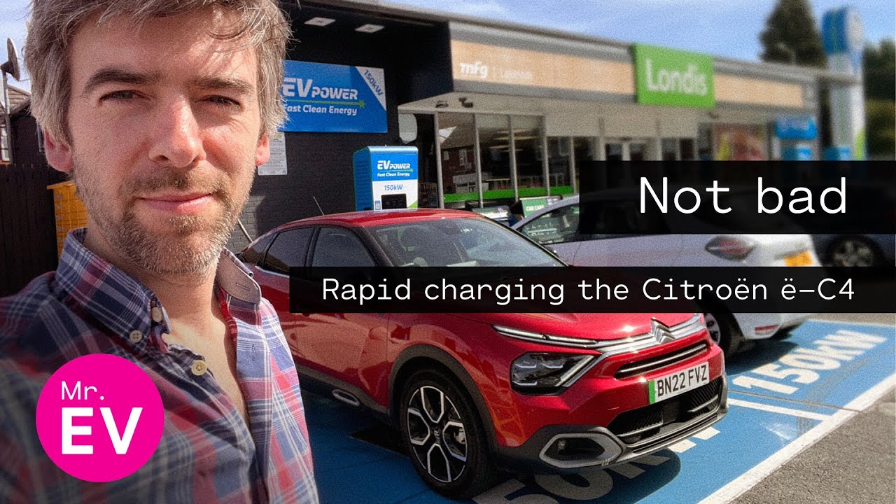 How fast can the Citroën ë-C4 charge? Summer rapid charging from 10-80%