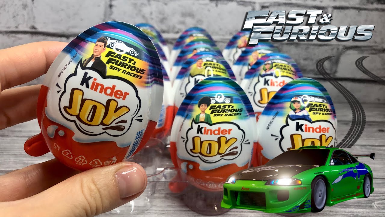 Форсаж: Шпионы - Гонщики Киндер Джой 2022 FAST & FURIOUS SPY RACERS #киндерсюрприз #kinderjoy