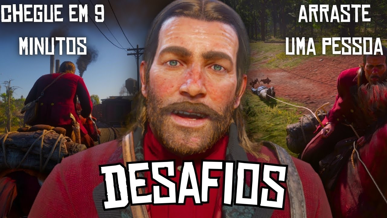 Fazendo os DESAFIOS de equitação no INÍCIO do Red Dead Redemption 2!