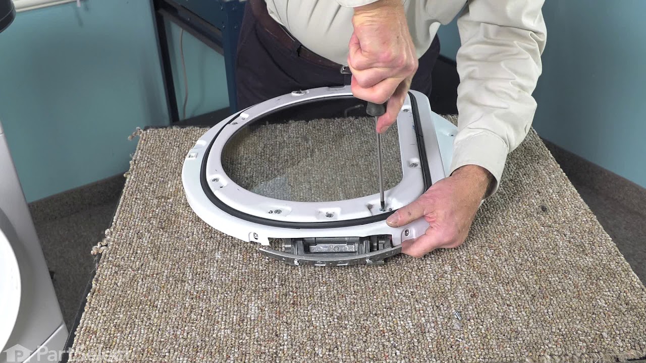 Whirlpool Dryer Repair - How to Replace the Door Hinge (Whirlpool # WPW10310366)