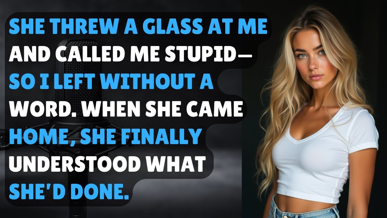 She Threw A Glass And Called Me Stupid—Until My Silence Spoke Volumes And She Realized Her Mistake