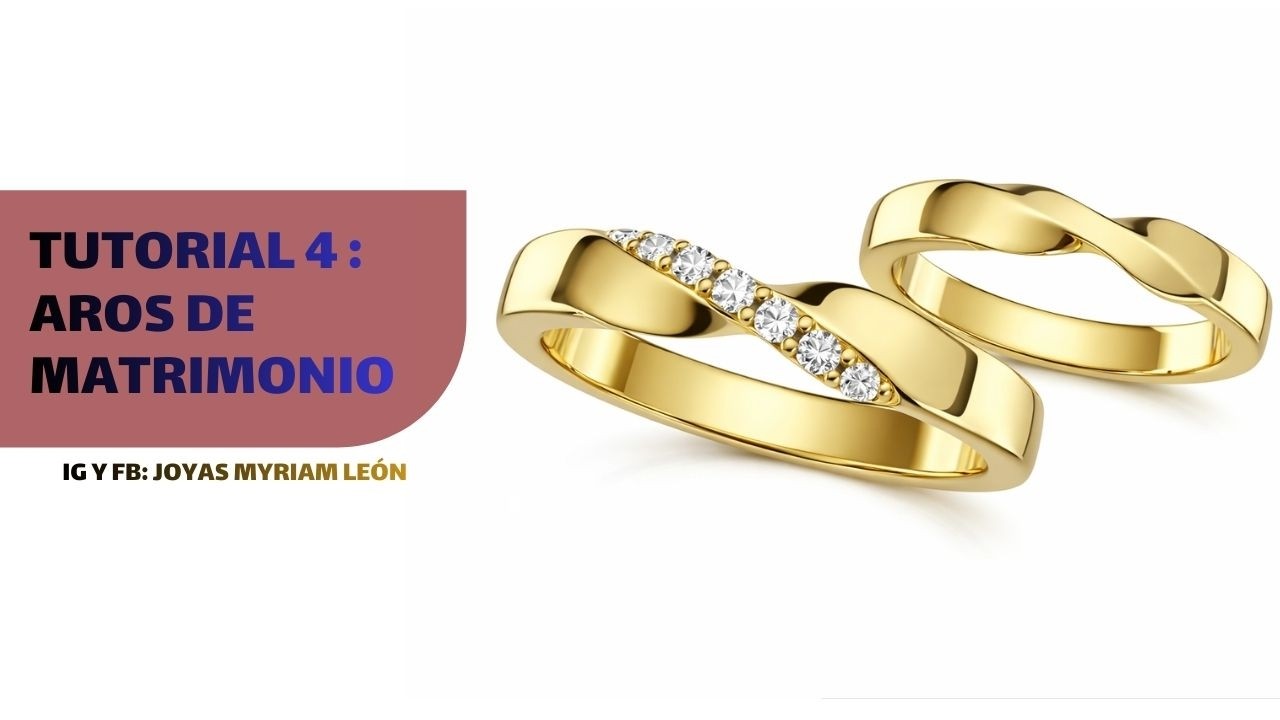 TUTORIAL 4 - AROS DE MATRIMONIO