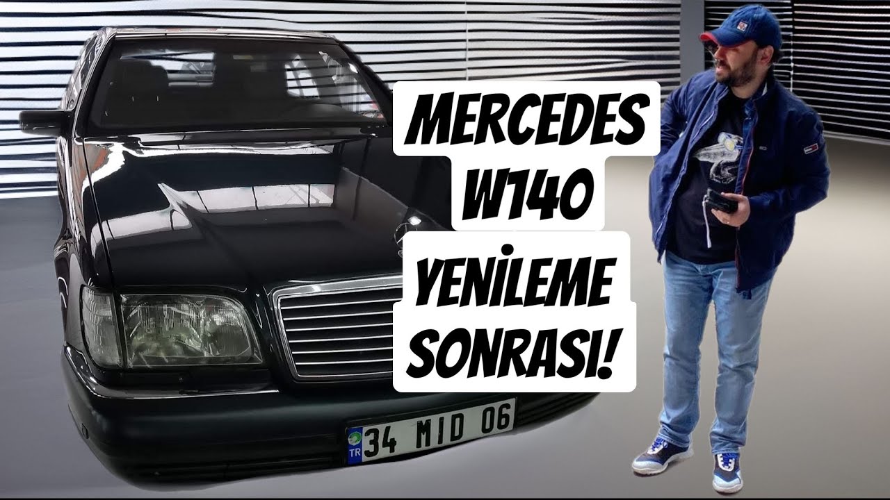 MERCEDES W140 S320 YENİLEME SONRASI İLK VİDEO!