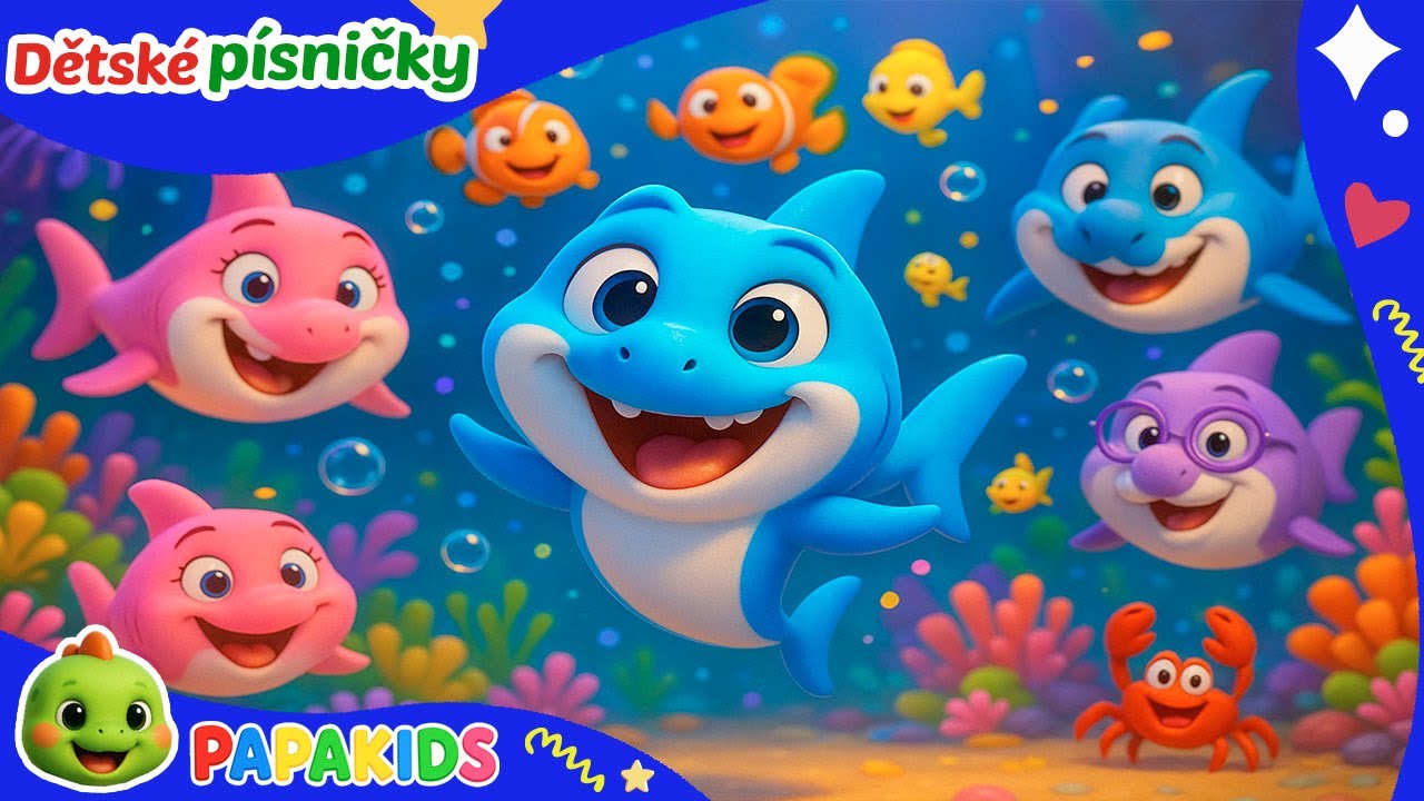 Baby Shark čelisti čelist! | P&iacute;snička pro děti