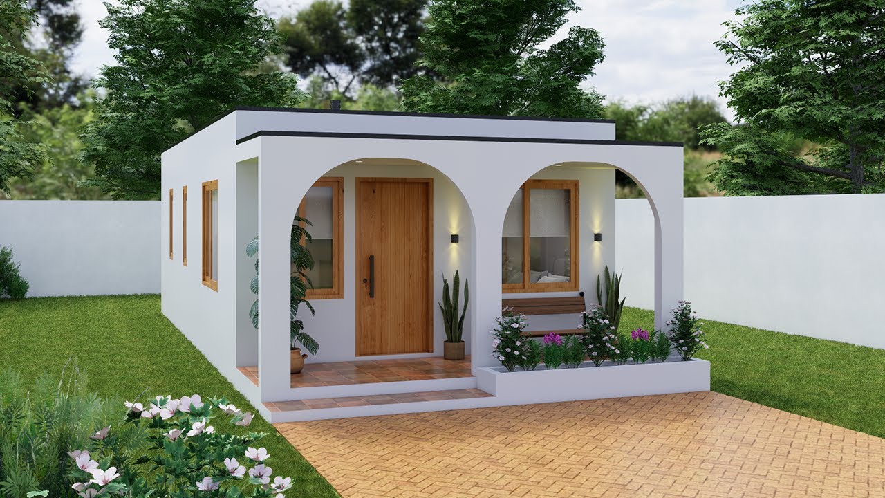 16'x30' (5x9 Meters) Small House Design With 2 Bedrooms | Modern Small House