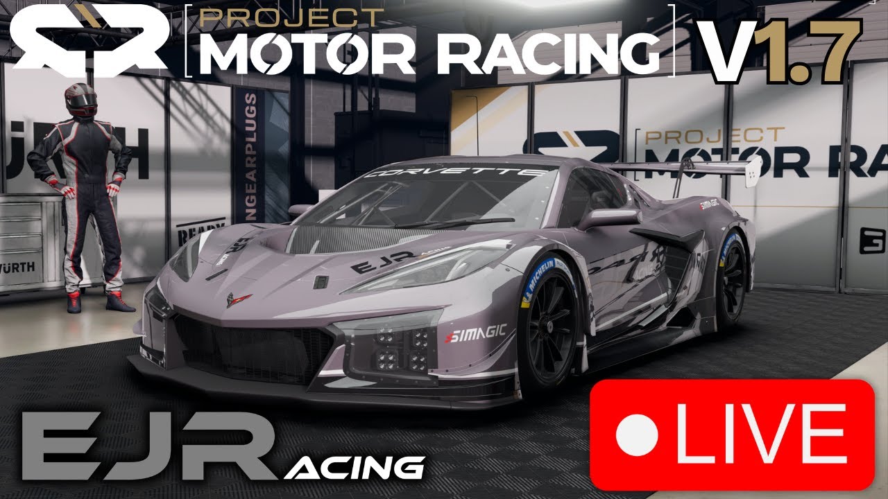 🔴LIVE - Project Motor Racing - Update 1.7 - EJR Liveries And Lobbies!