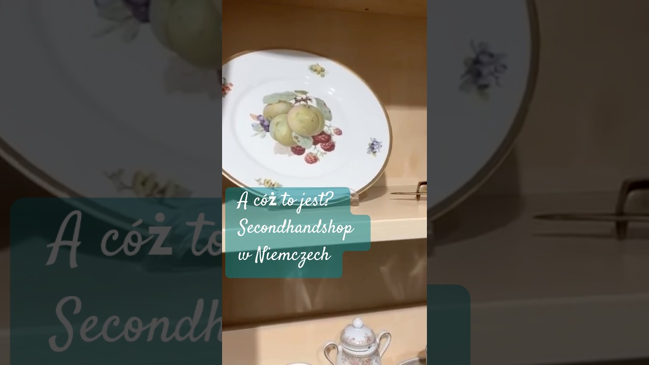 Secondhandshop w Niemczech #vintage #porcelana #kobalt #secondhandshop #niemcy #polacyzagranica
