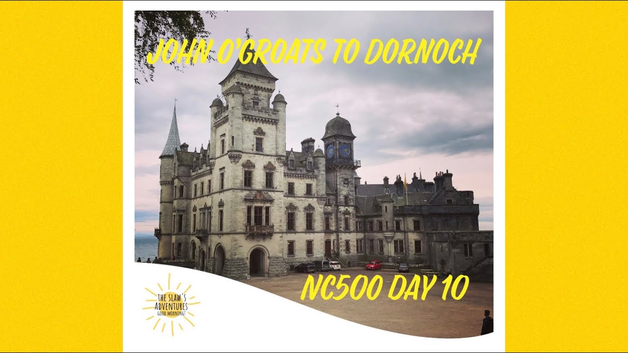 NC500 Day 10. John O’Groats to Dornoch. Dornoch Caravan site.