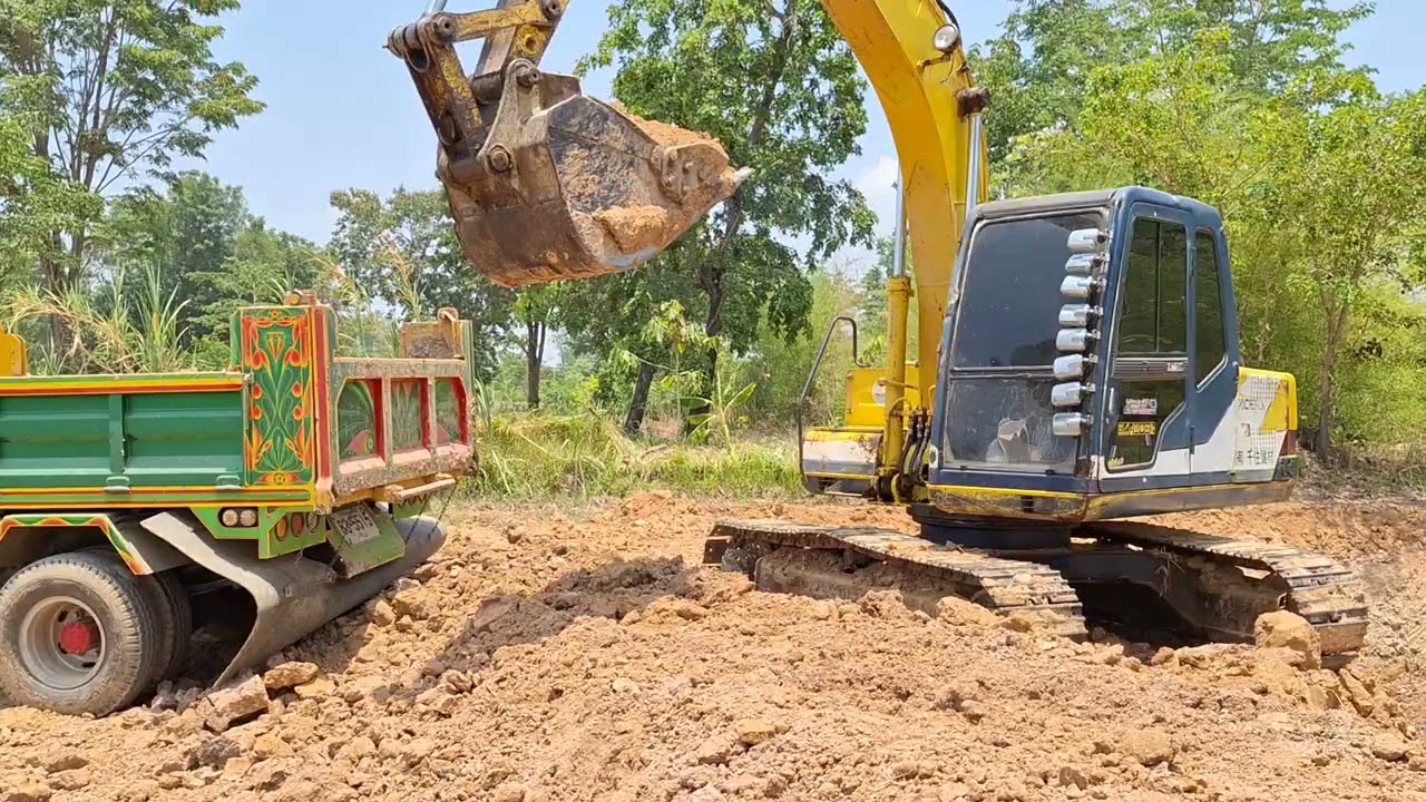 รีวิว kobelco sk100-1(mark3) ระบบเต็ม เร็วจัด อยากปล่อย excavator