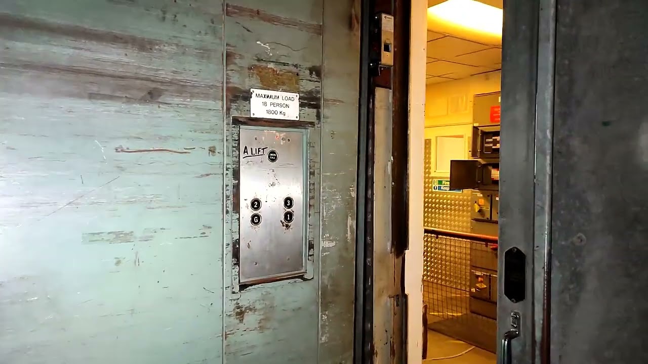 Lifts at an abandoned Allders department store