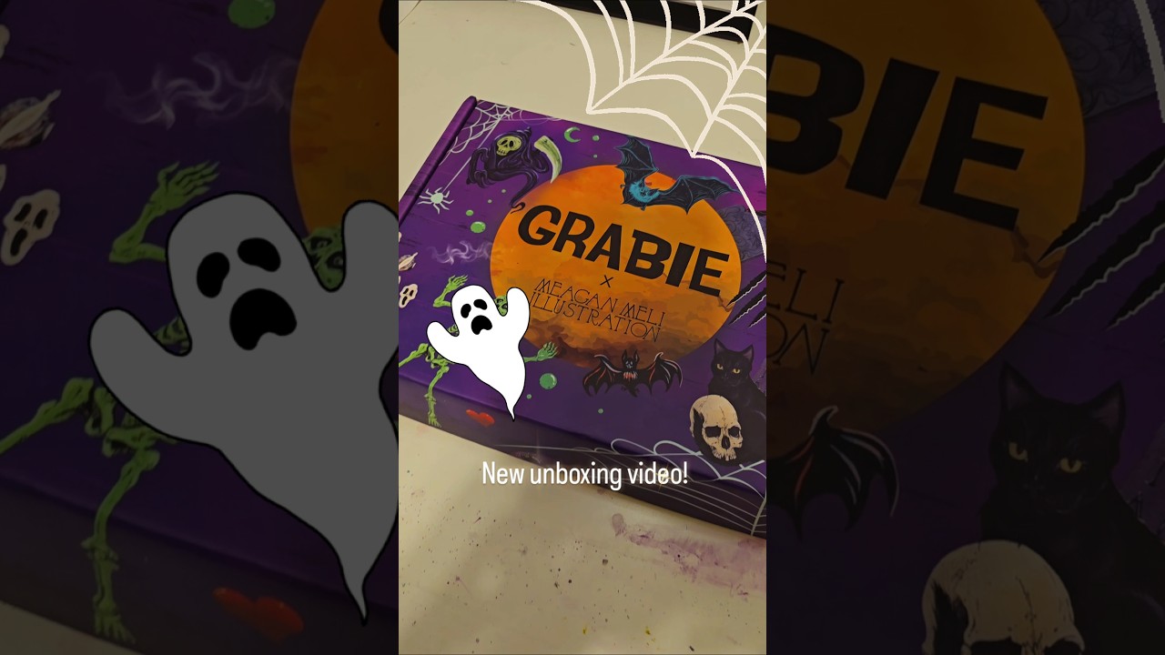 New unboxing video!  Grabie  Halloween is here!  And I love this scrapbook box!  see related video