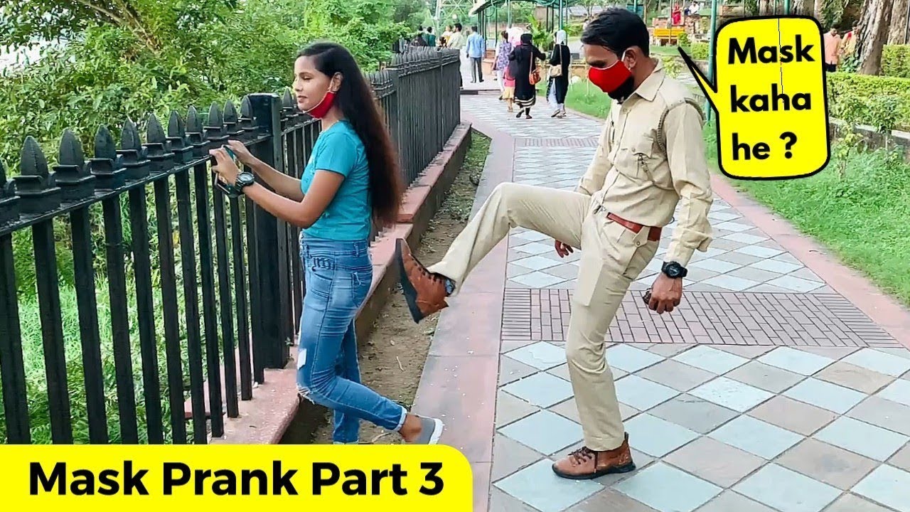 Mask Challan Prank Part 3 | Bhasad News | Prank video