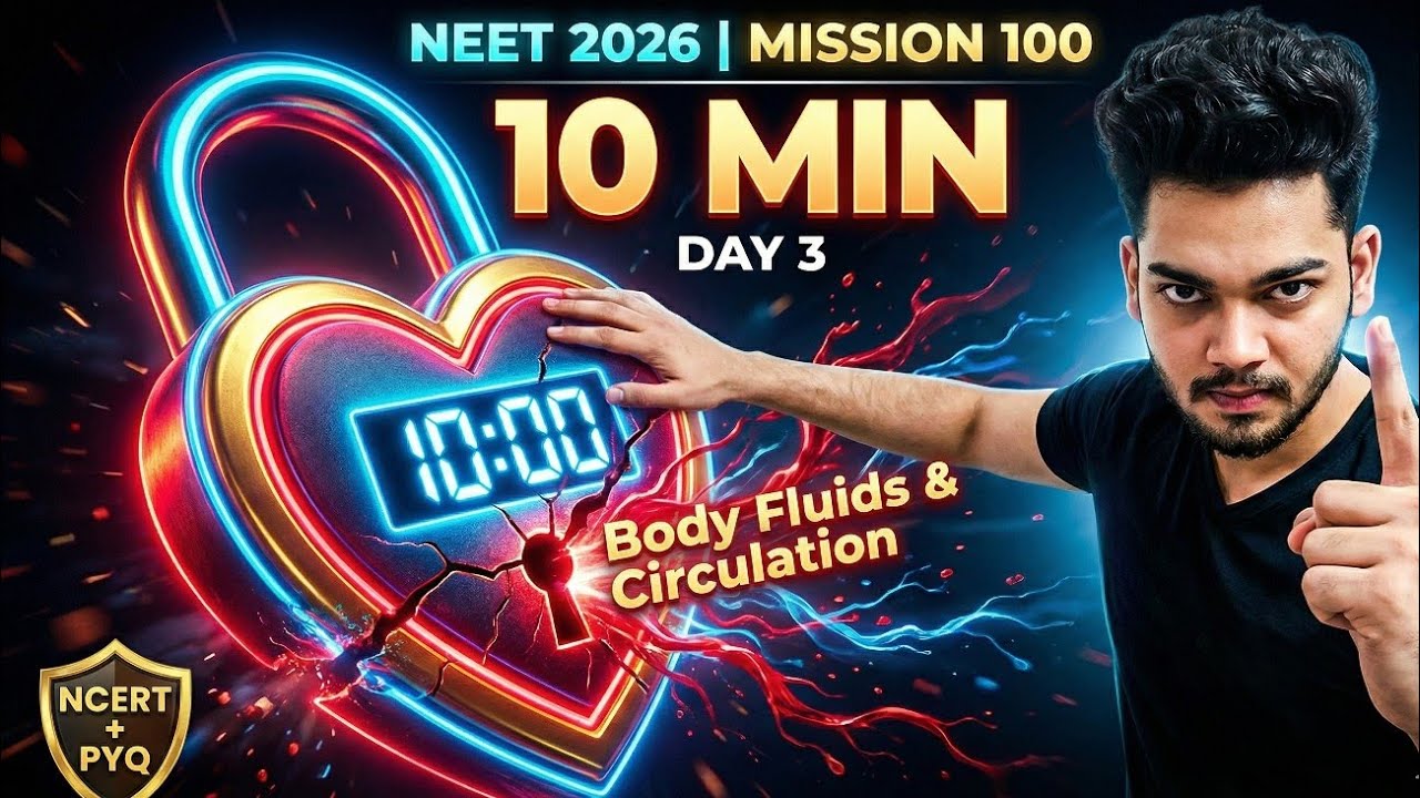 Body Fluids & Circulation in 1 Shot | Class 11 Biology NCERT | NEET 2026