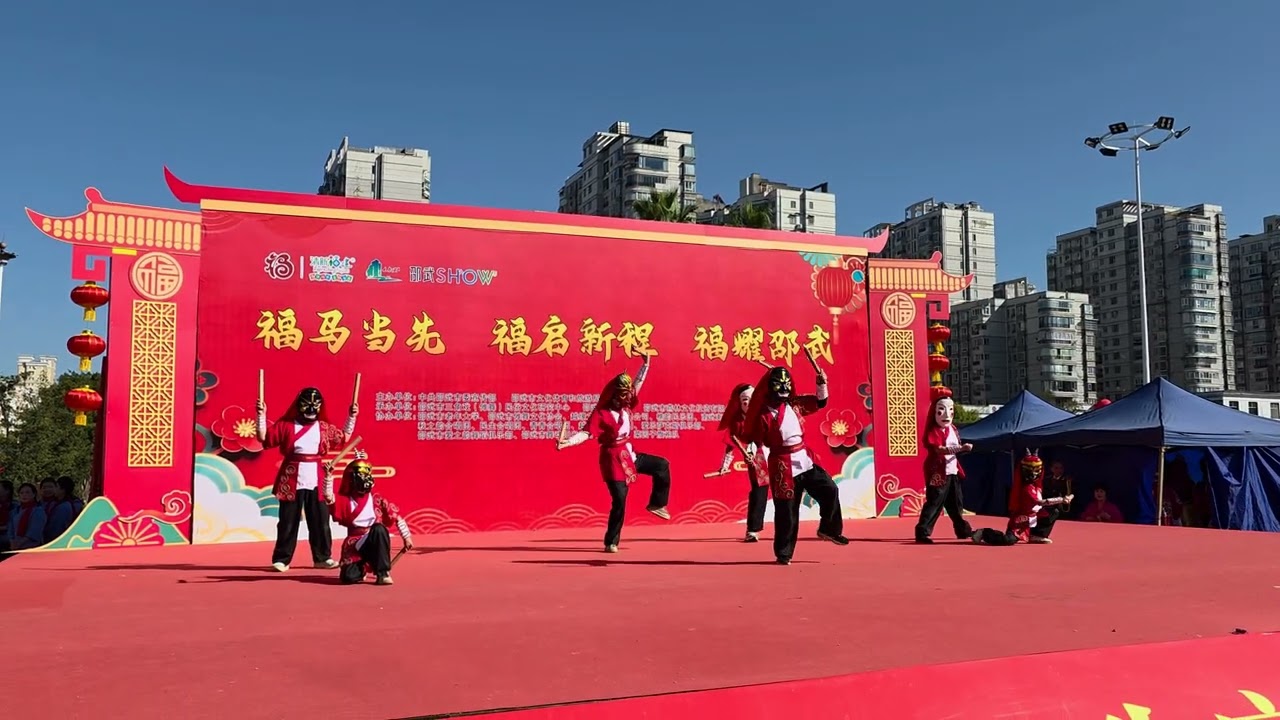 ☆☆非遺儺舞☆☆賀新春#儺舞是中國歷史最悠久、具有強烈宗教與藝術色彩的祭神跳鬼舞蹈，起源於遠古自然與圖騰崇拜，被稱為中國舞蹈的「活化石」#