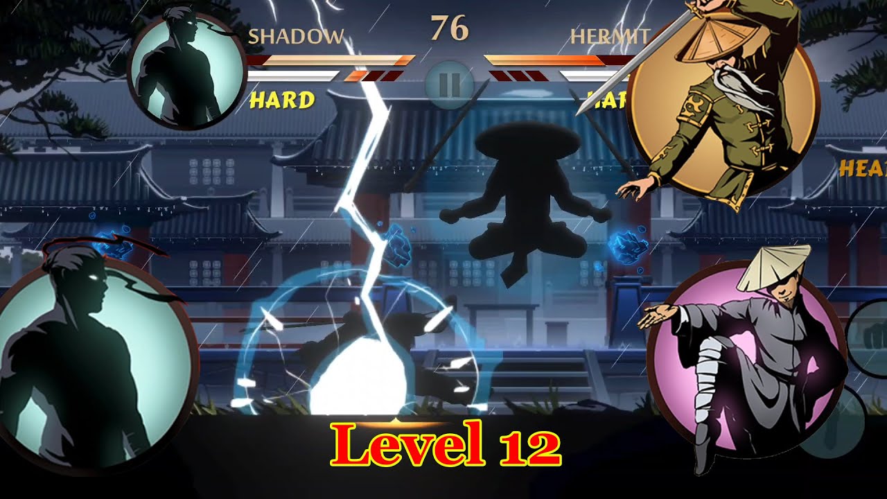 Shadow Fight 2 Special Edition Gameplay Walkthrough || Level 12 vs HERMIT