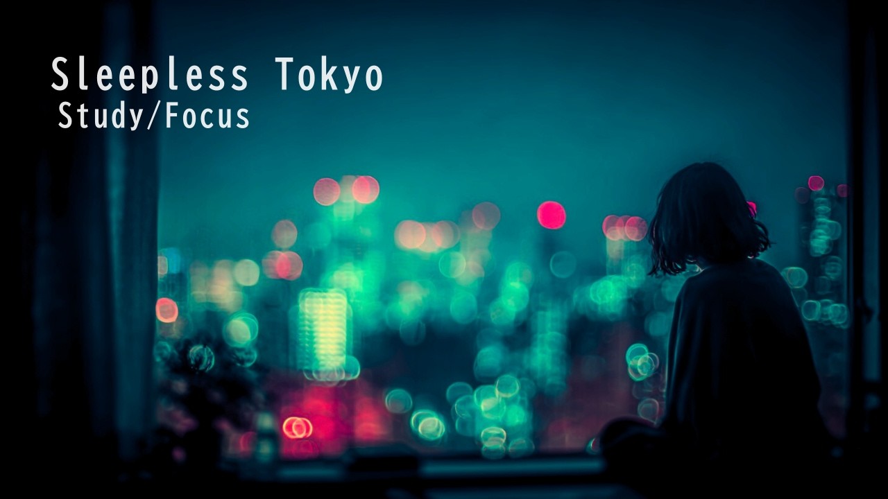 Tokyo Midnight Chill EDM (1 Hour) | Study & Focus Music for Sleepless Nights #After Midnight Ease