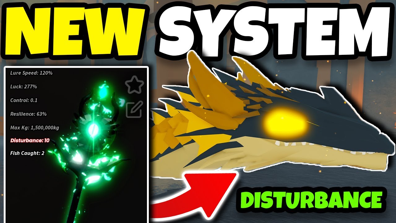 The NEW DISTURBANCE SYSTEM In Fisch Roblox!